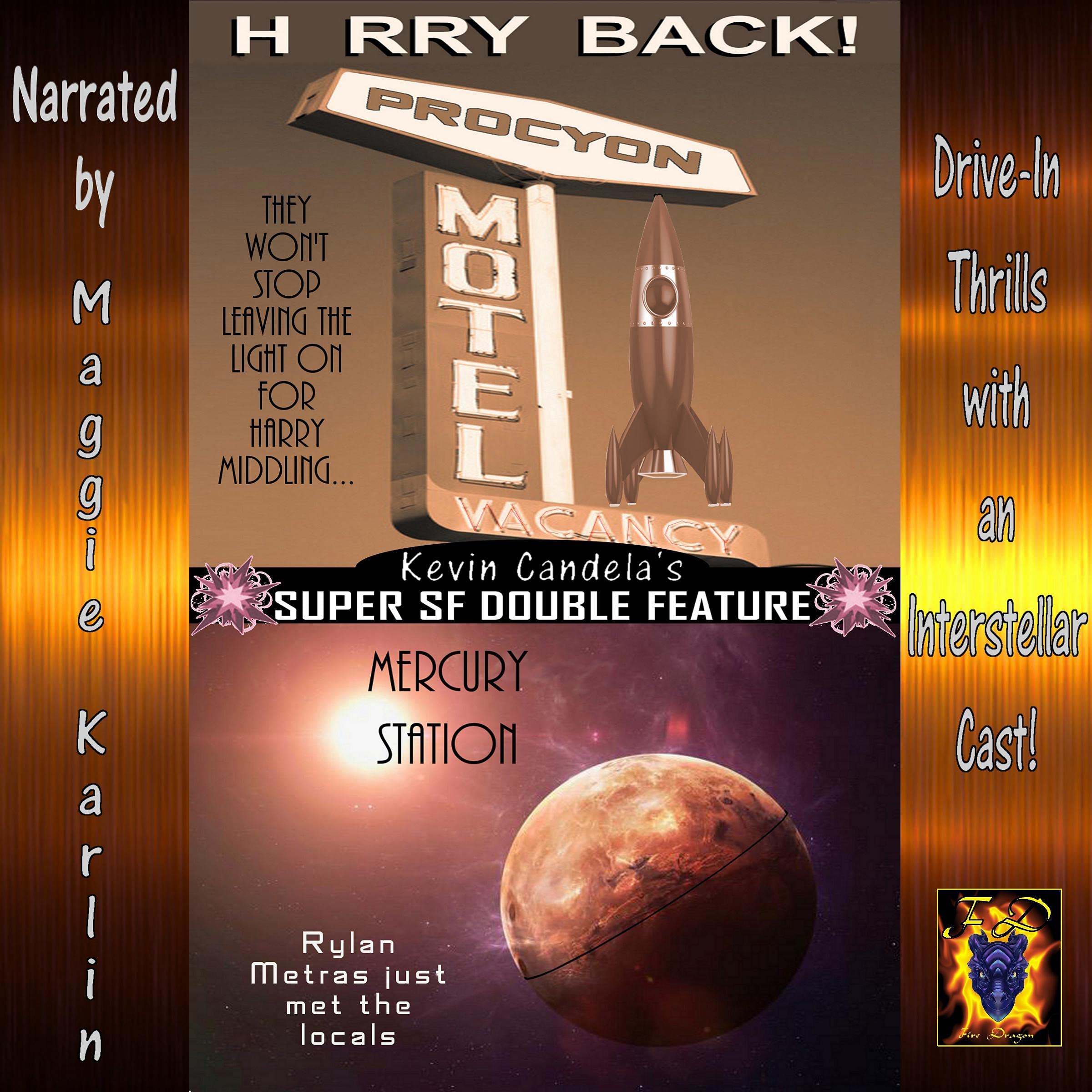 Cover art for Super SF Double Feature: H rry Back! and Mercury Station