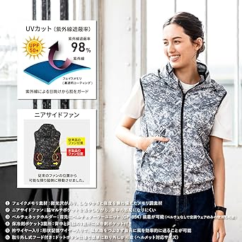 ファン付きクールベスト＆空調服 楽天市場】ファン付きウェア (服のみ) ディッキーズ Dickies