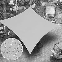 Vista 1 de Royal Shade Toldo cuadrado gris de 9 x 9 pies, impermeable, toldo RS-SLR, toldo para refugio, UPF50+ 98% de bloqueo UV resistente a los rayos UV