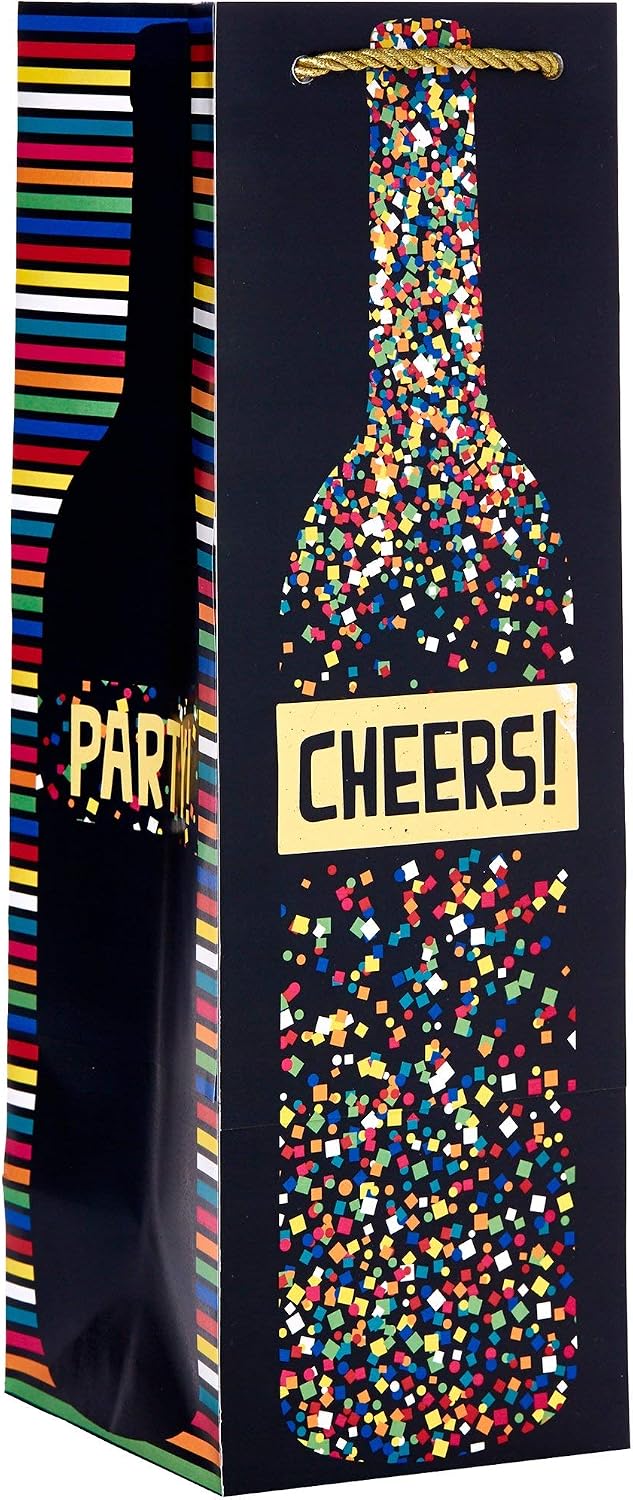 Jillson Roberts Bottle Gift Bags, Party Popper (30 Pieces)