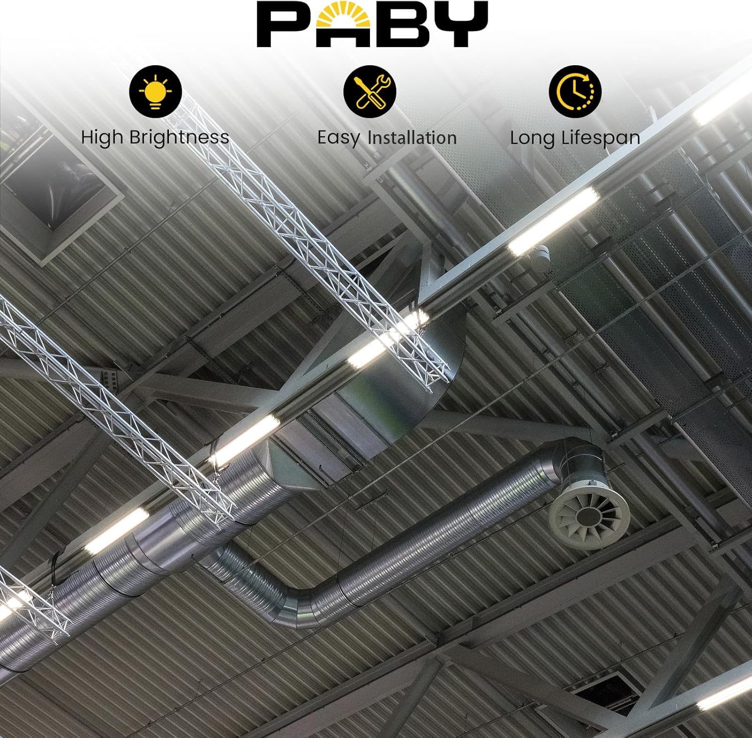 Paby 25 Pack 2FT T8 LED Type A+B Tube Light, 8W(15W Equivalent) 1000LM, 4000K, Plug & Play or Ballast Bypass, Single or Double End Power Input, 120-277V, T8 T12, UL, FCC