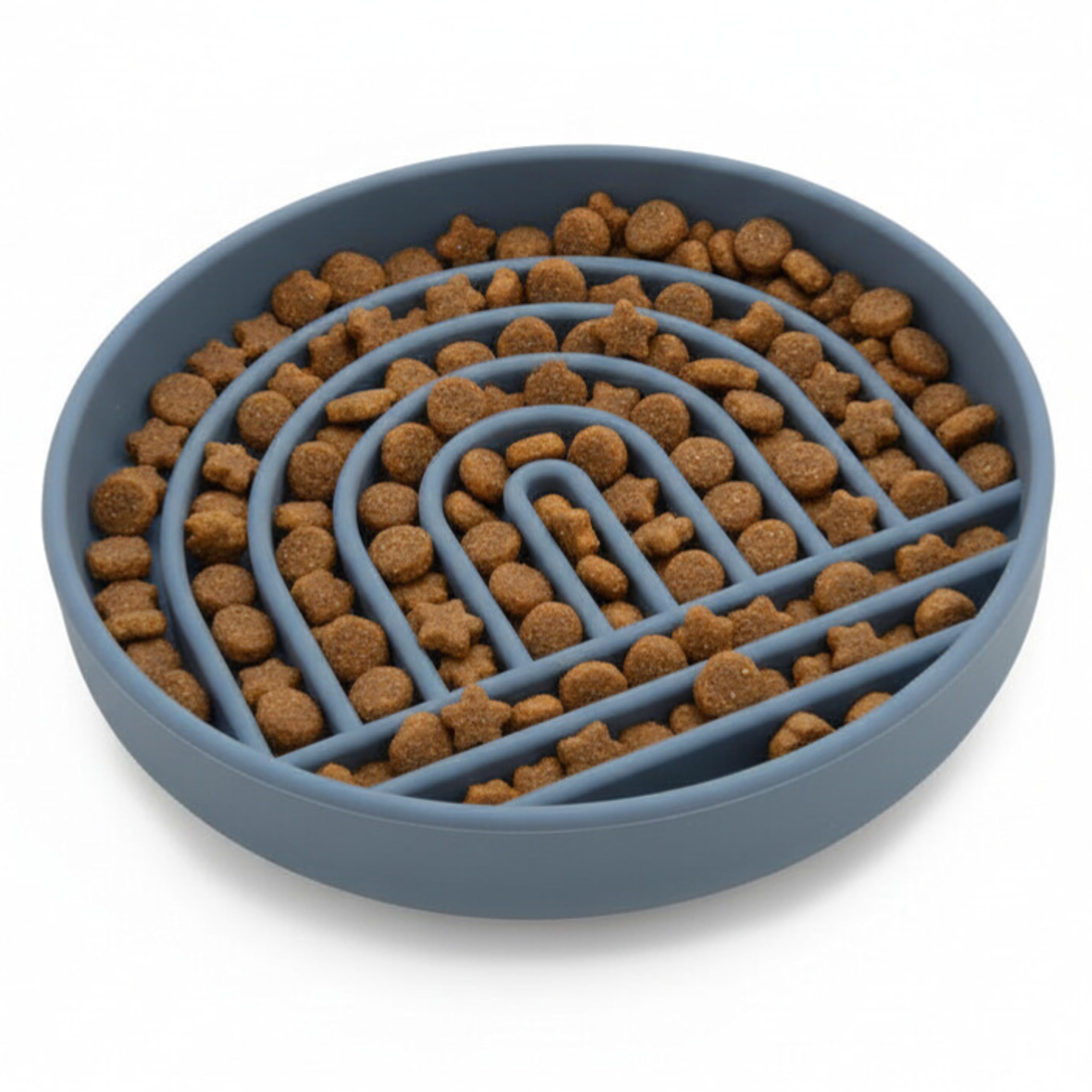 Slow Feeder Dog Food Bowl, Small - Small Breed Dog, Puppy, & Cat Puzzle Feeder - Stop Gulping, Take It Easy with This Aesthetic, Silicone Dog Slow Feeder Bowl (Small Dog Slow Feeder Bowl, Ocean) — image 1