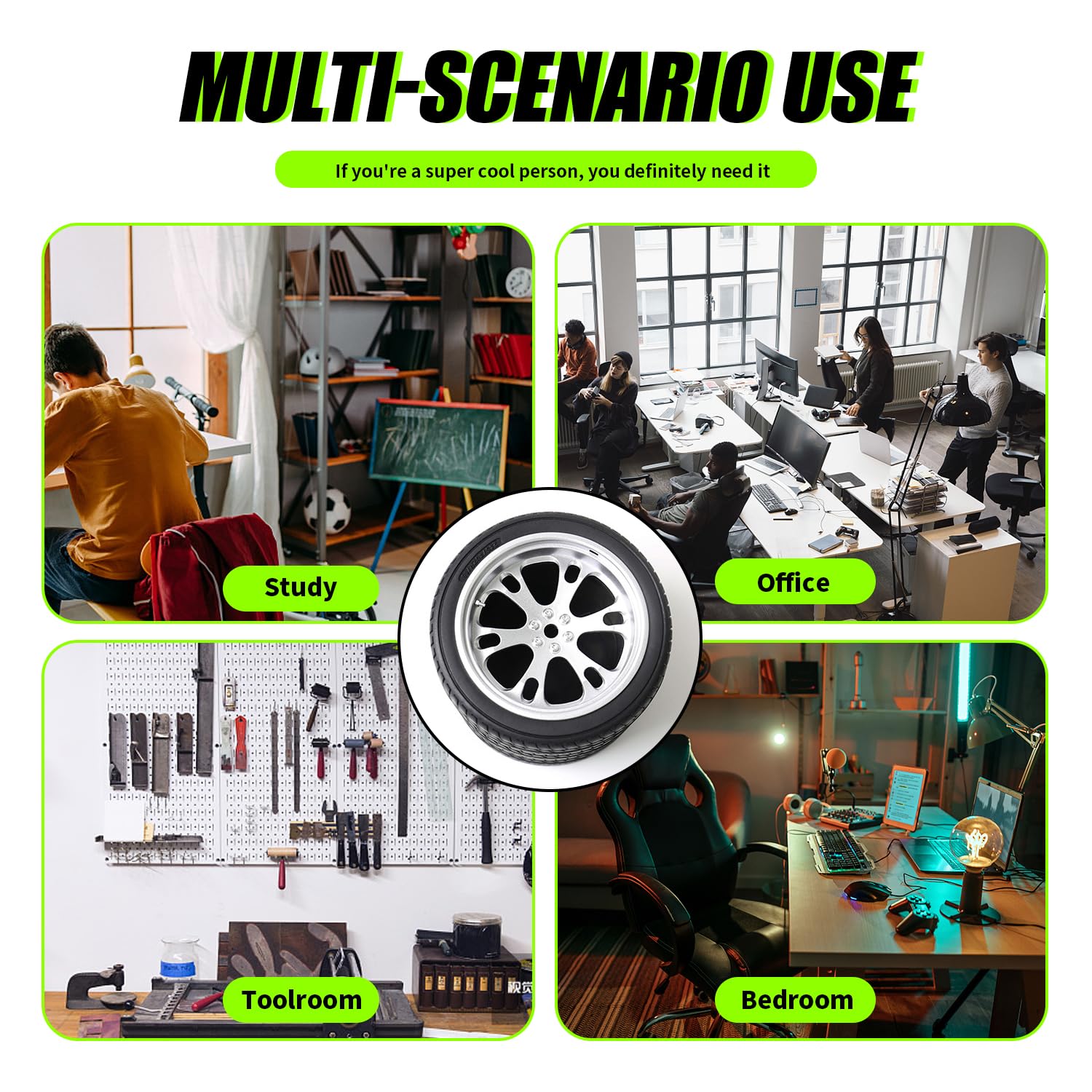 Portapenne per Cancelleria, Portapenna da Scrivania, Portamatite Ufficio, Creativo Forma del pneumatico Portamatite per Scrivania, Forniture Ufficio, Porta Pennelli da Trucco, Ornamenti per auto