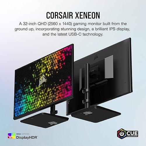 Miniatura 2 de Corsair XENEON 32QHD240 Monitor para juegos - 32 pulgadas, IPS QHD (2560 x 1440), AMD FreeSync Premium Adaptive Sync, frecuencia de actualización de
