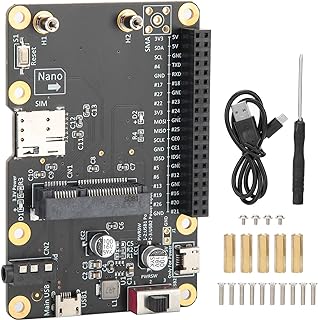 01 3G/4G Lte Base Hat, 3G/4G Lte Base Hat for Raspberry Pi 4/3/2/B+ Module Computer Board to Usb With Sim Card, for Umts/Hspa+ and for Gsm/Gprs/Edge Coverage
