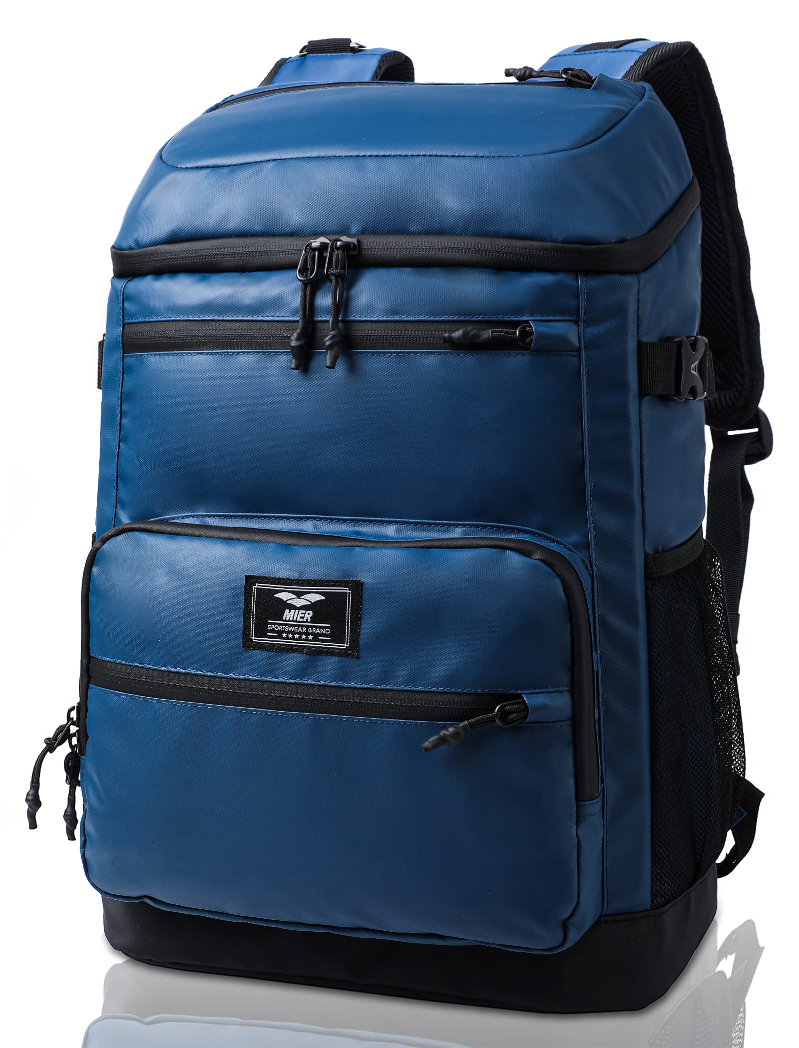 MIER Cooler Backpack Insulated Large Soft Coolers Bag, 30 Can Leakproof Ice Chest Lunch Backpacks for Men and Women for Beach Work Travel Picnic