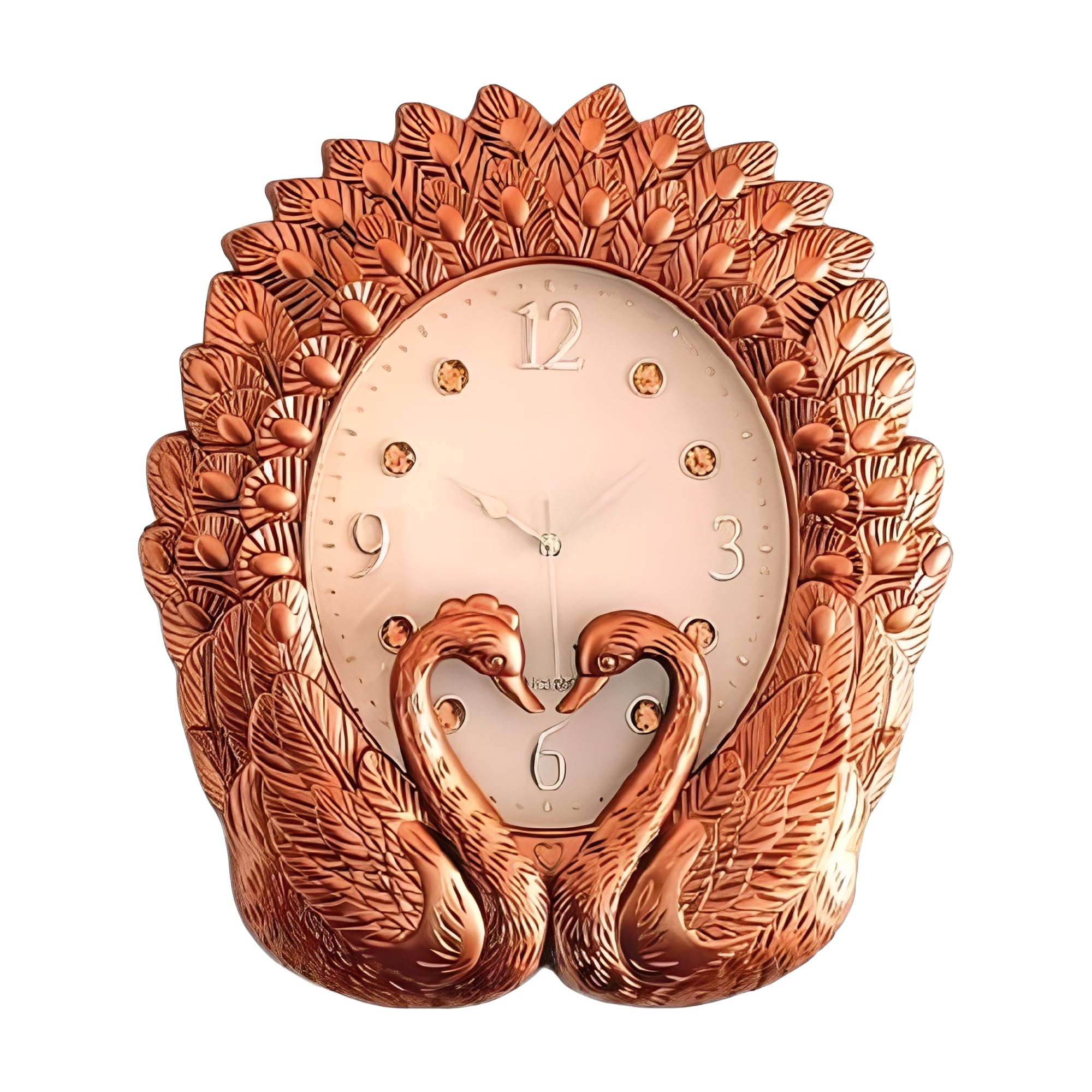 Horloge murale en cuivre antique Ice Armor pour habiller un mur vide