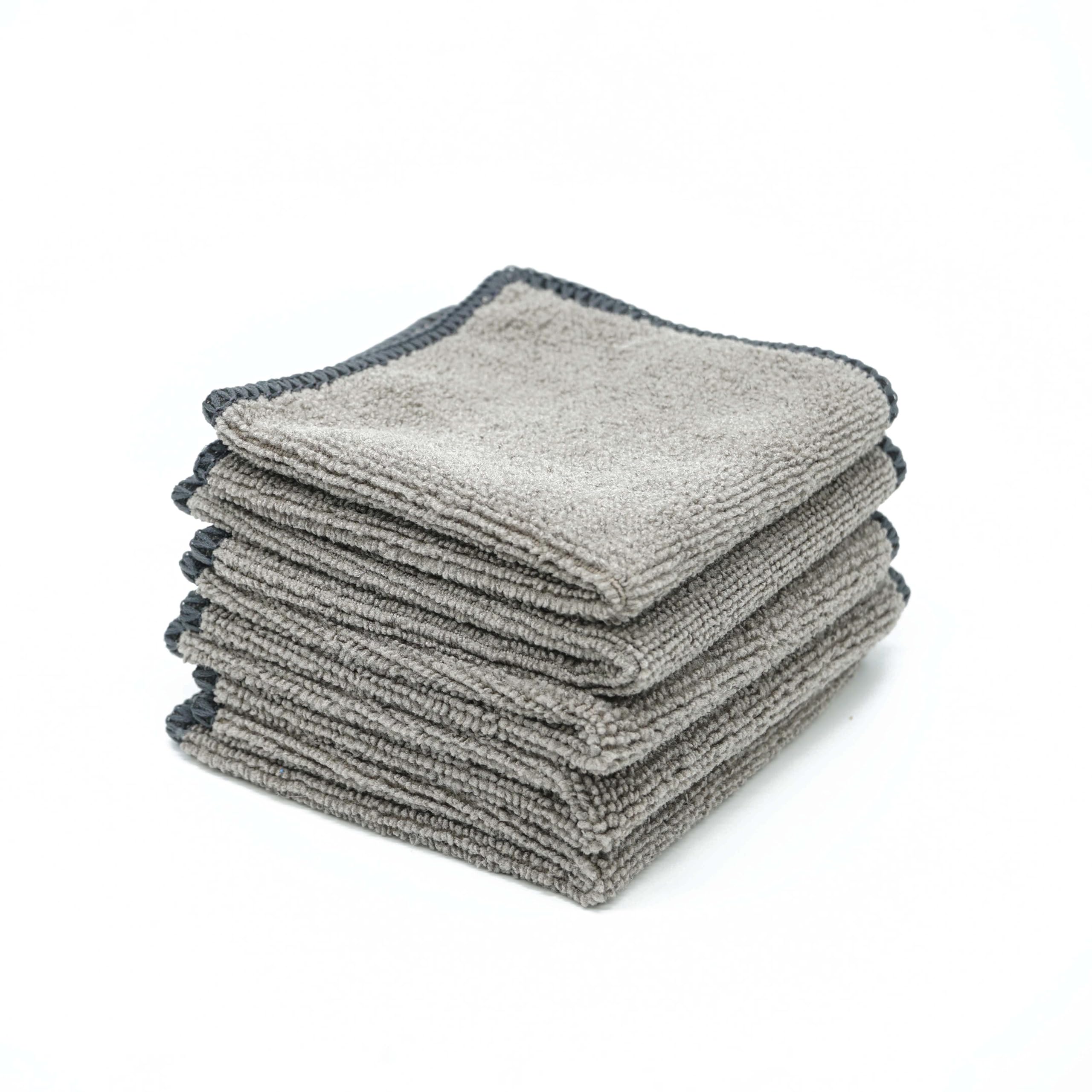 WESOL 330 GSM Mutlipurpose Microfiber Cleaning Cloth for Home and Kitchen (20Cm x 20Cm) (Pack of 5) (Grey) (B0CZHM8FDB) Amazon Price History, Amazon Price Tracker