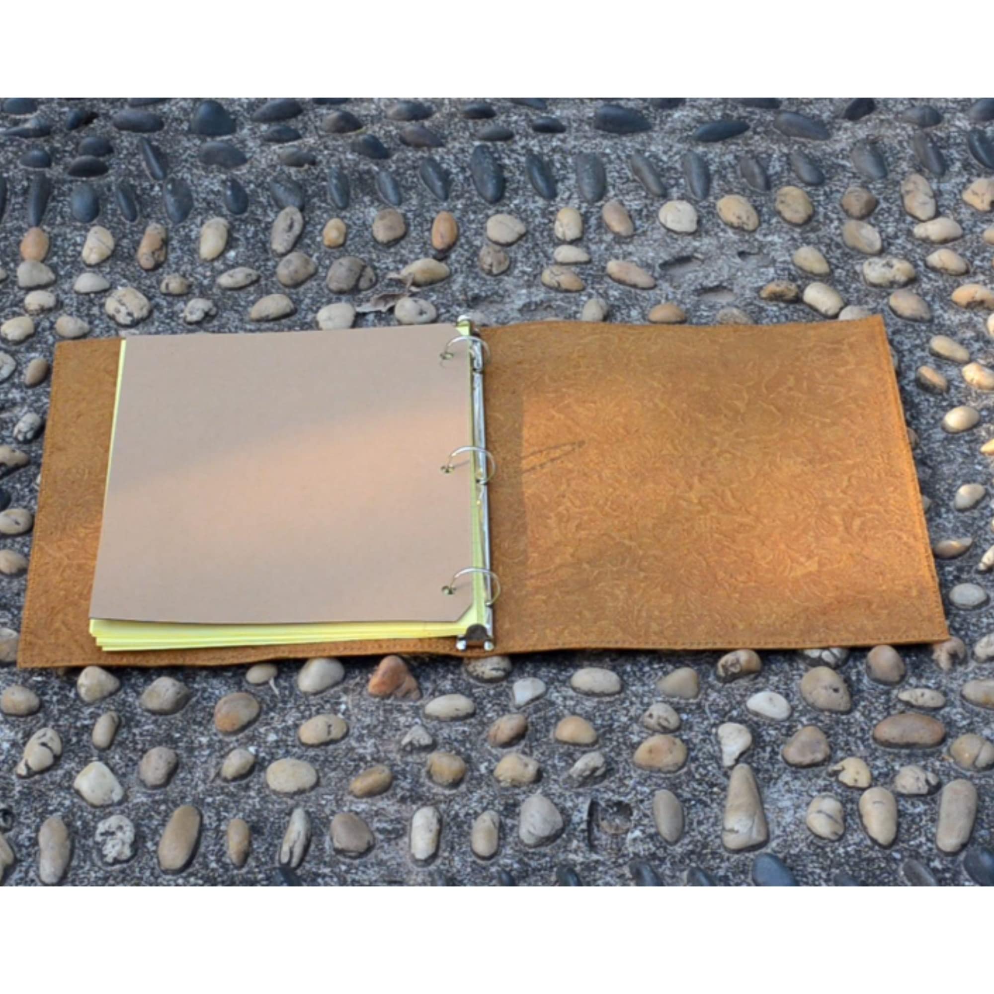 JJNUSA - Raccoglitore a 3 anelli, 2,5 cm con anelli rotondi, organizer per quaderni, formato A4, 21,6 x 27,9 cm