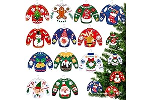 Ugly Christmas Sweater Ornaments - 12 DIY Festive Ornaments