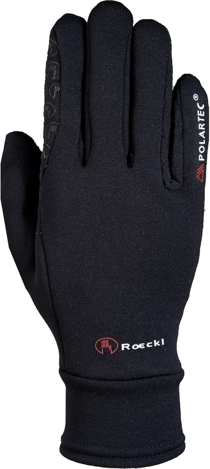 Roeckl, Children Riding Gloves, Black, 5