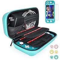 Vista 13 de daydayup Switch Carrying Case Compatible with Nintendo Switch/Switch OLED, with 20 Games Cartridges Protective Hard Shell Travel Carrying Case Pouch