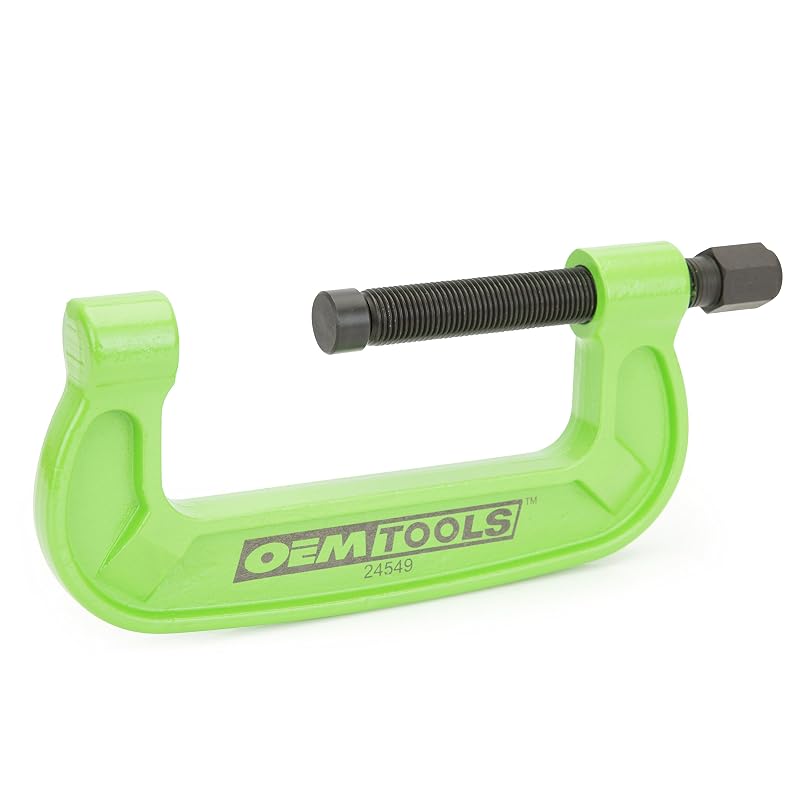 Instalador de Copos de Rolamento para Juntas Universais OEMTOOLS 24549, Grampo em C Magnético de Aço para Eixo Cardã, 1 unidade