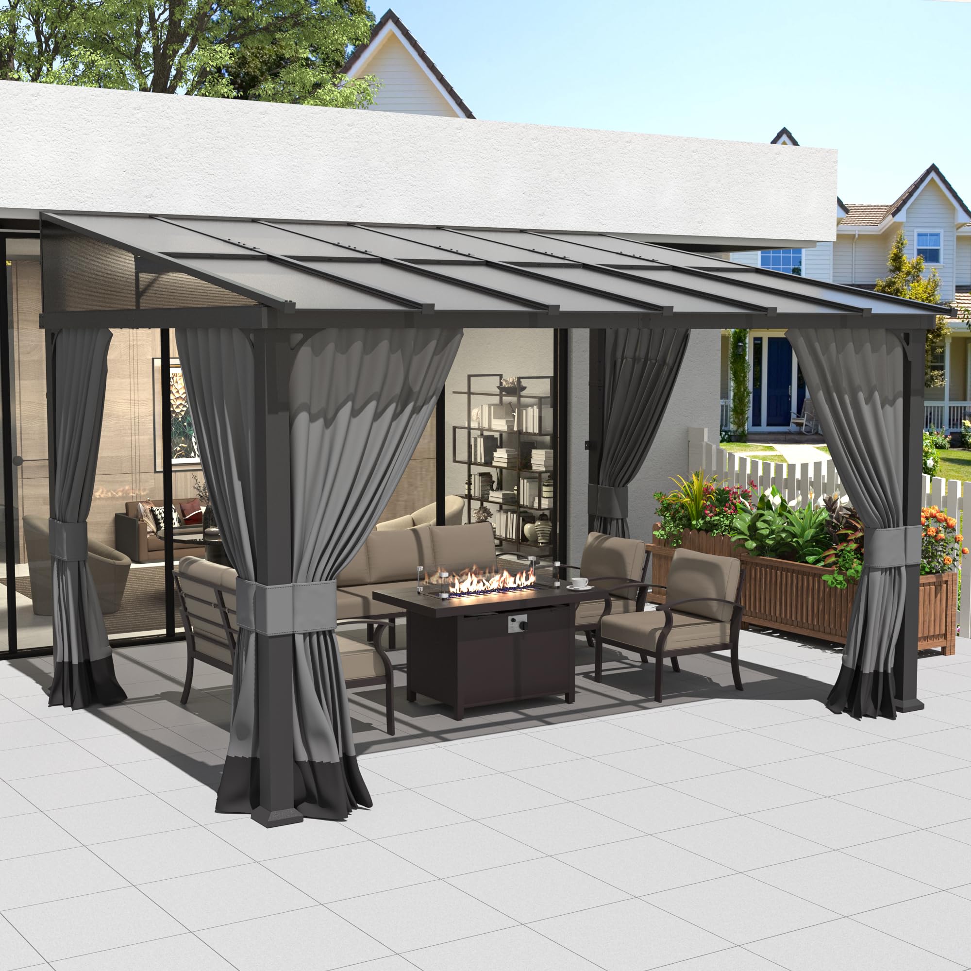 Kurapika 10' x 12' Wall Mount Gazebo
