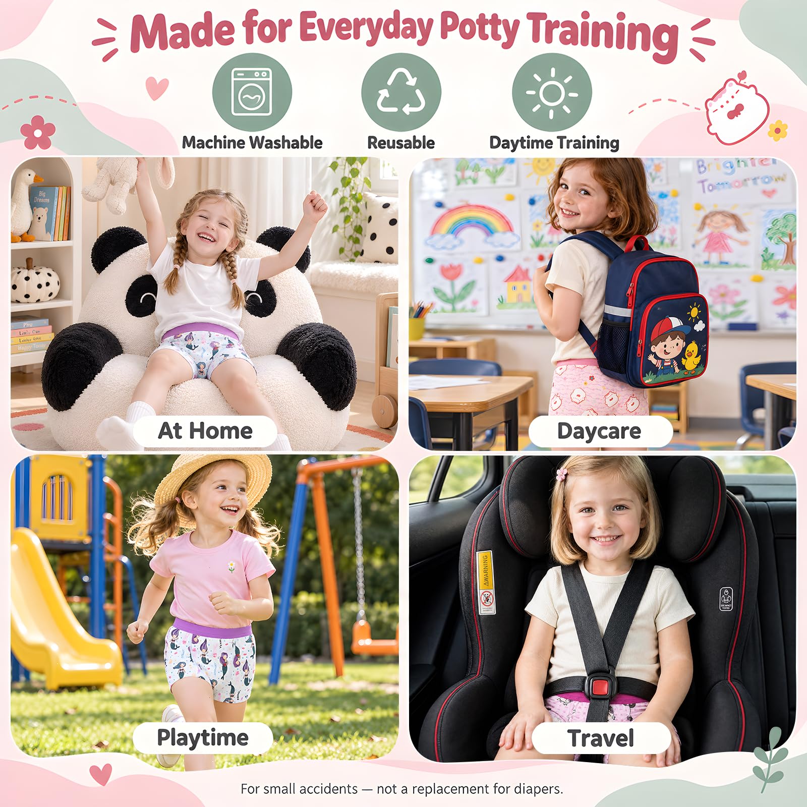 MOEMOE BABY Trainingshosen Töpfchen Kinder Boxer Stil 10 Stück