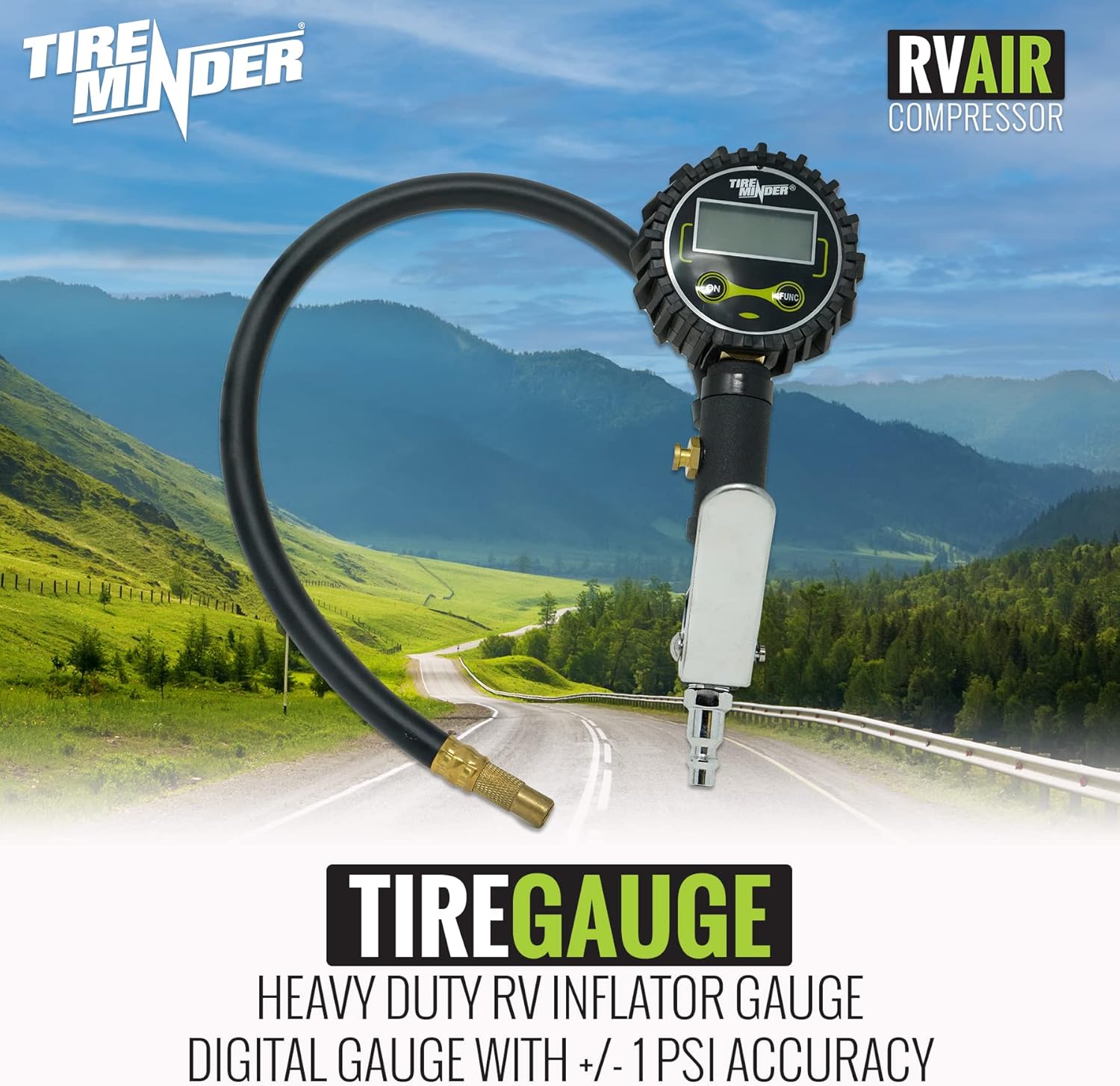 TireMinder RV AIR Compressor, Silver