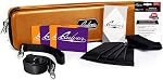 Quiver Time Teal Bolt Collector Card Carrying Case ~ Card/Deck Storage Case with Wrist and Shoulder Strap, Dividers & Separators, Corner Pads + 100 Apollo Card Sleeves ~ Deck Box Bag Compatible