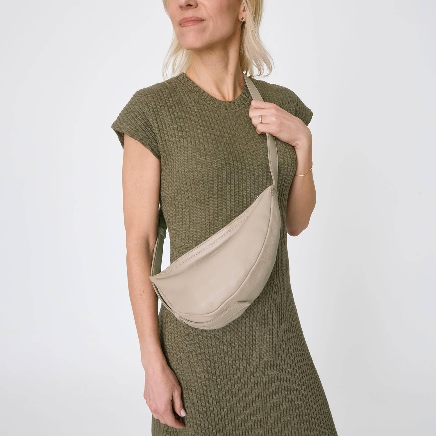 The Sak Tess Sling Purse - Small Woman's Crossbody Bag For Everyday & Travel - Handbag With Zipper Closure & Adjustable Strap - Image 3