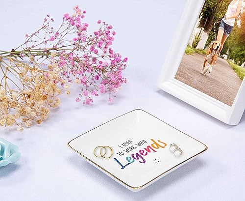 Miniatura 4 de Soporte para joyas para compañeros de trabajo, regalo de despedida para anillos, bandeja de regalo para colegas, nuevo trabajo, regalos de despedida