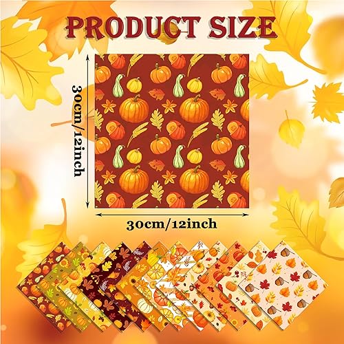 Miniatura 2 de Bloc de papel de 24 hojas con tema de Acción de Gracias, 12 x 12 pulgadas, papel decorativo de doble cara para manualidades, paquete de papel de