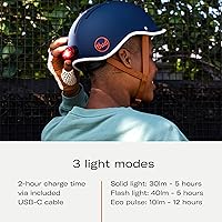 Vista 4 de Thousand Luz magnética para casco Heritage 2.0