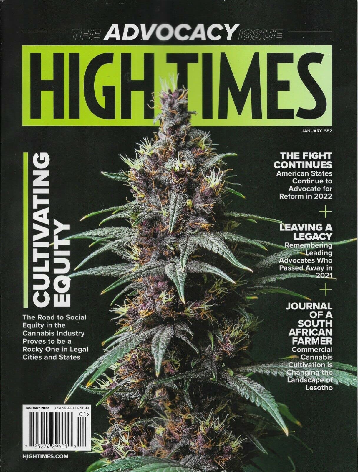 High Times Magazine (January, 2022) The Advocacy Issue