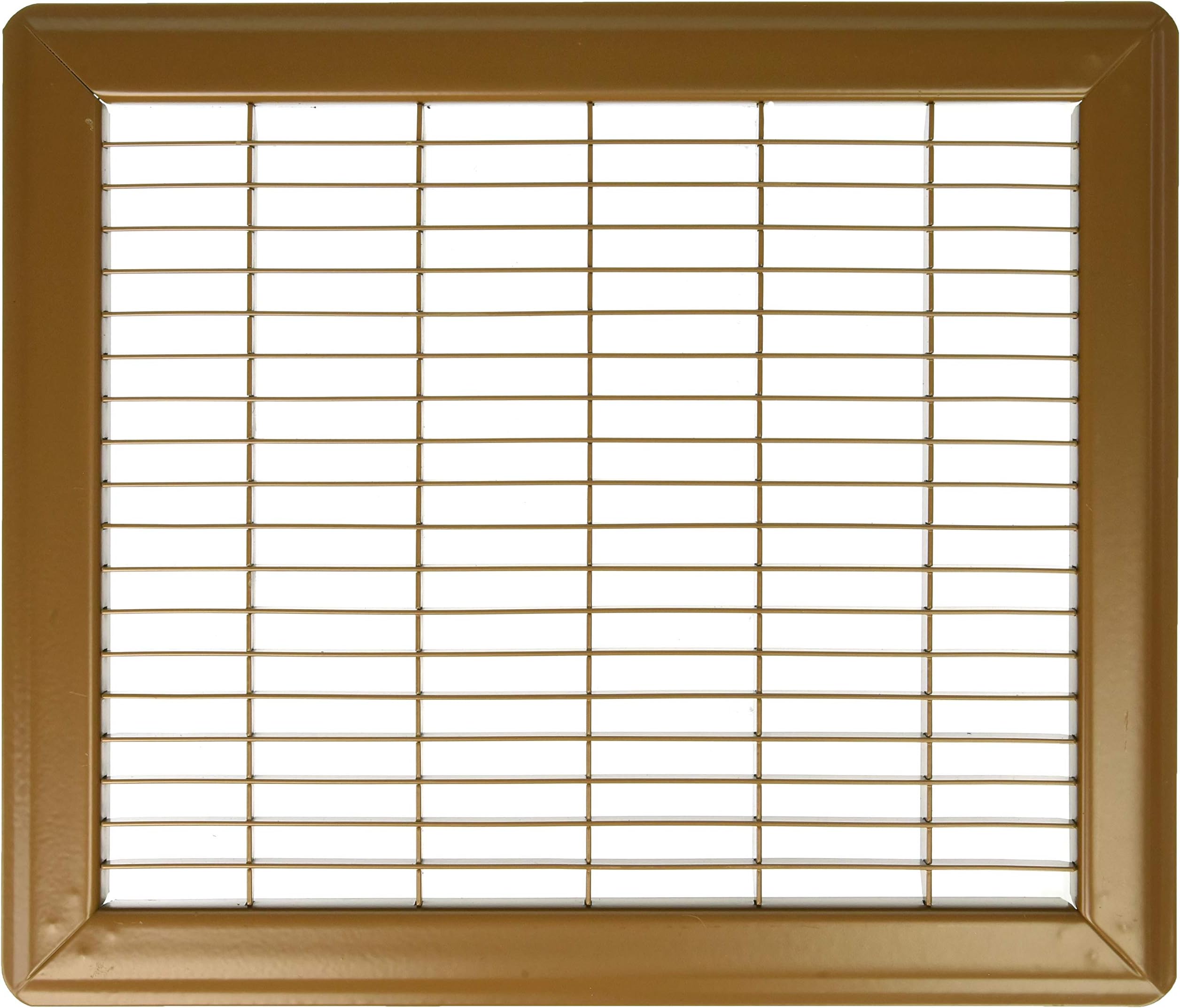 Imperial RG0625 10 x 12-Inch Heavy Gauge Steel Floor Return Air Grille, Brown