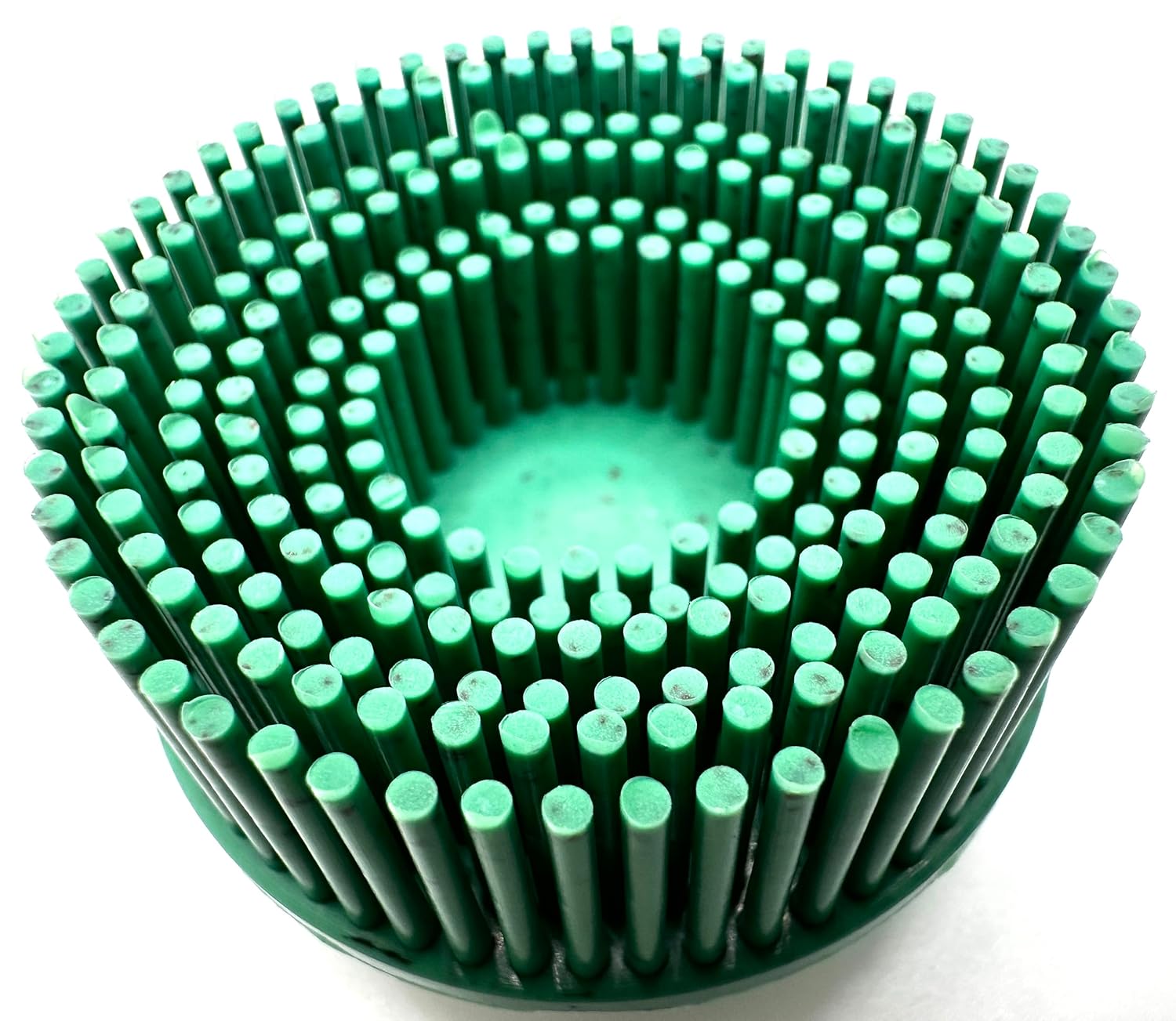 10 Pack 2" 50 Grit Green R-Type Bristle Disc | Ceramic-Aluminum Oxide Abrasive Bristle Disc with Quick Change Roll Lock | Pack of 10 | Green
