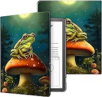 Vista 35 de Funda para Kindle básico de 6 pulgadas (11.ª generación), múltiples ángulos, piel sintética, delgada, con función de encendido y apagado automático
