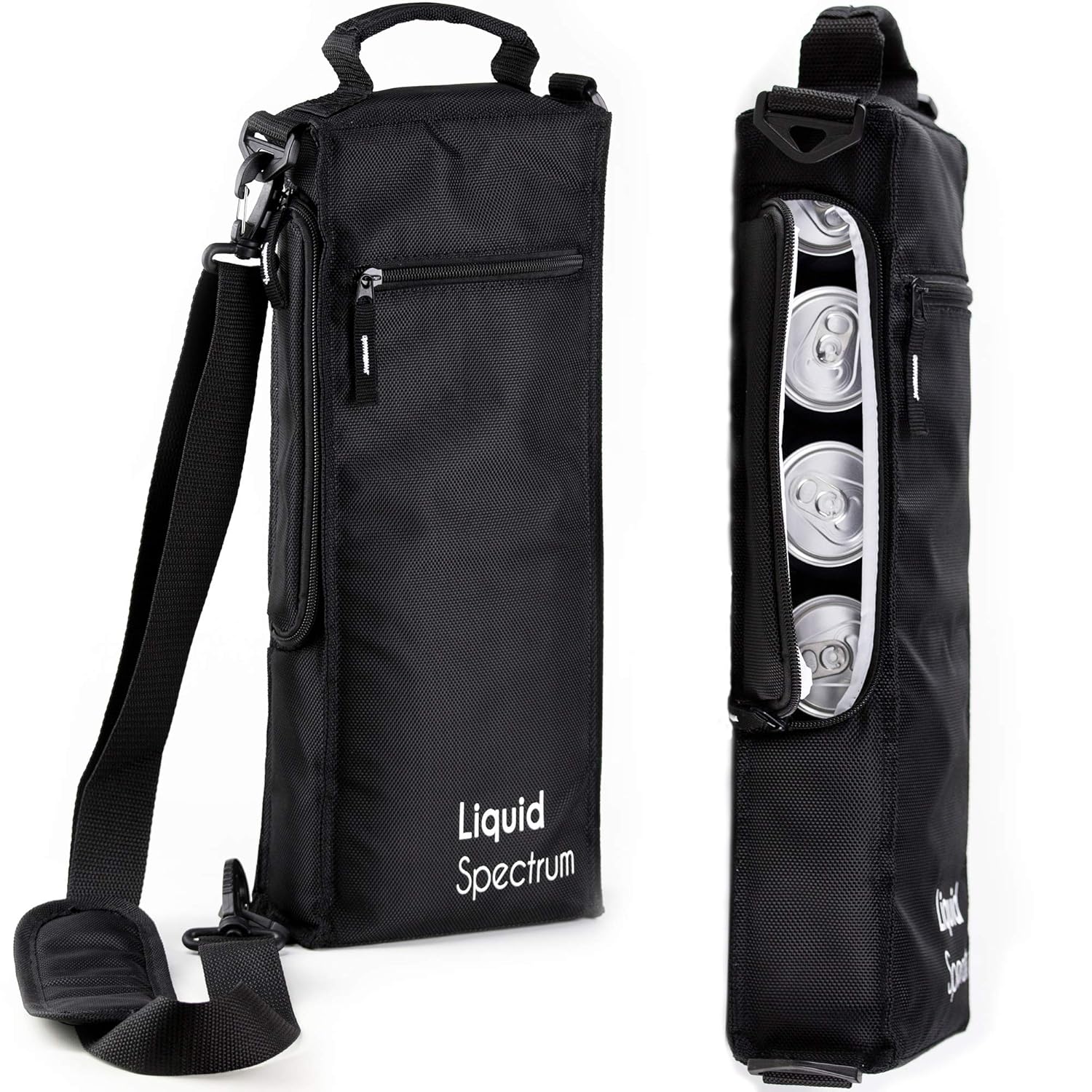 Liquid Spectrum Soft Insulated Golf Cooler Bag Holds 6 Cans of Beer/Soda or 2 Bottles of Wine
