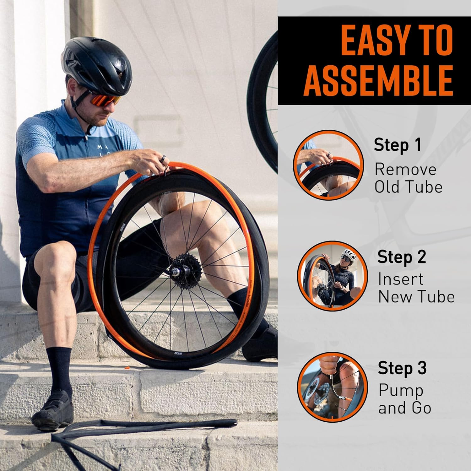 Tubolito S-Tubo CX/Gravel-All TPU Inner Tube 700C x 30-47mm, 32-50mm 42mm/60mm Presta Valve | Lightest Bike Tubes Worldwide | Specifically Designed
