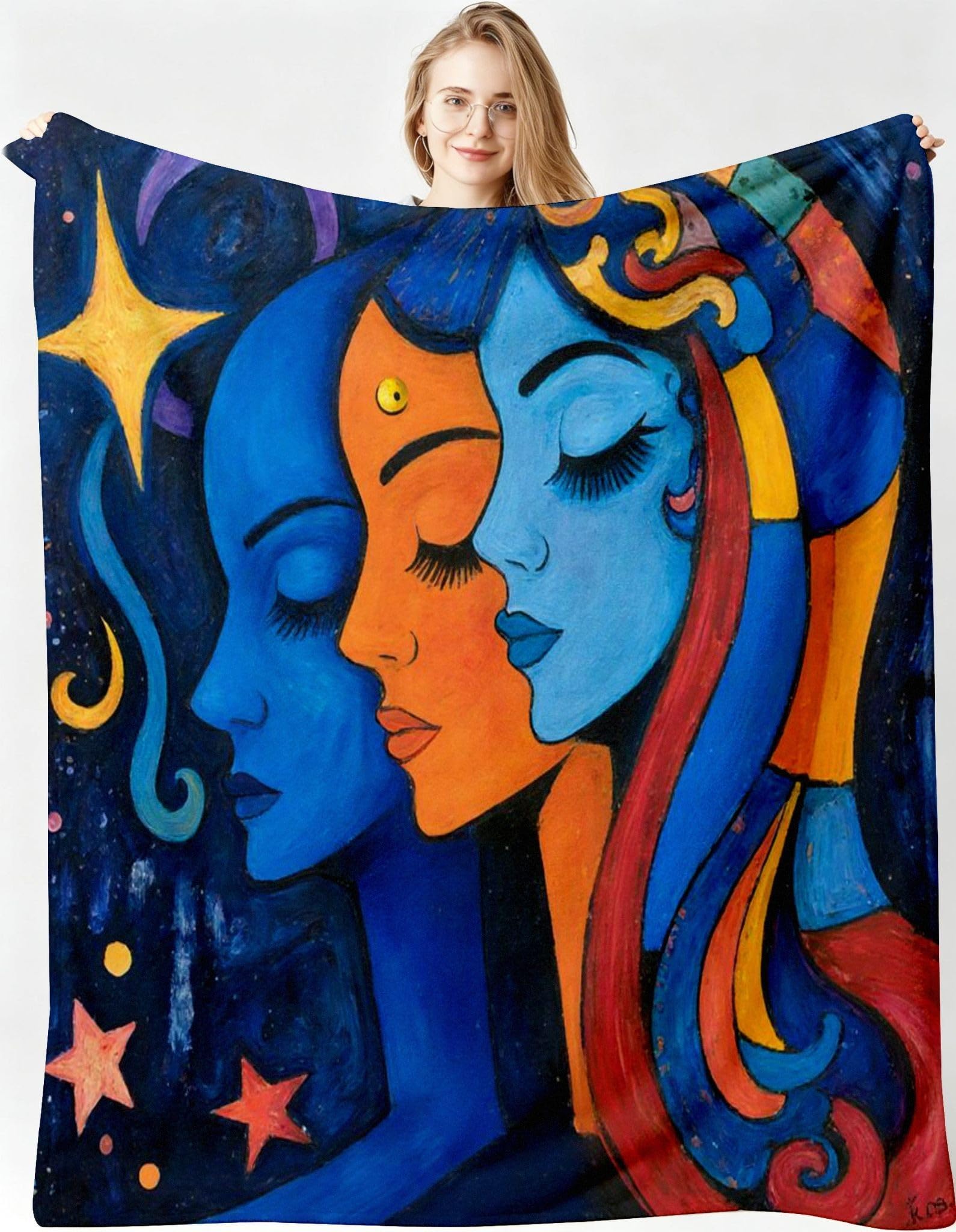 Manta Grande 180x220 cm Pareja Polar Franela Térmica-A246