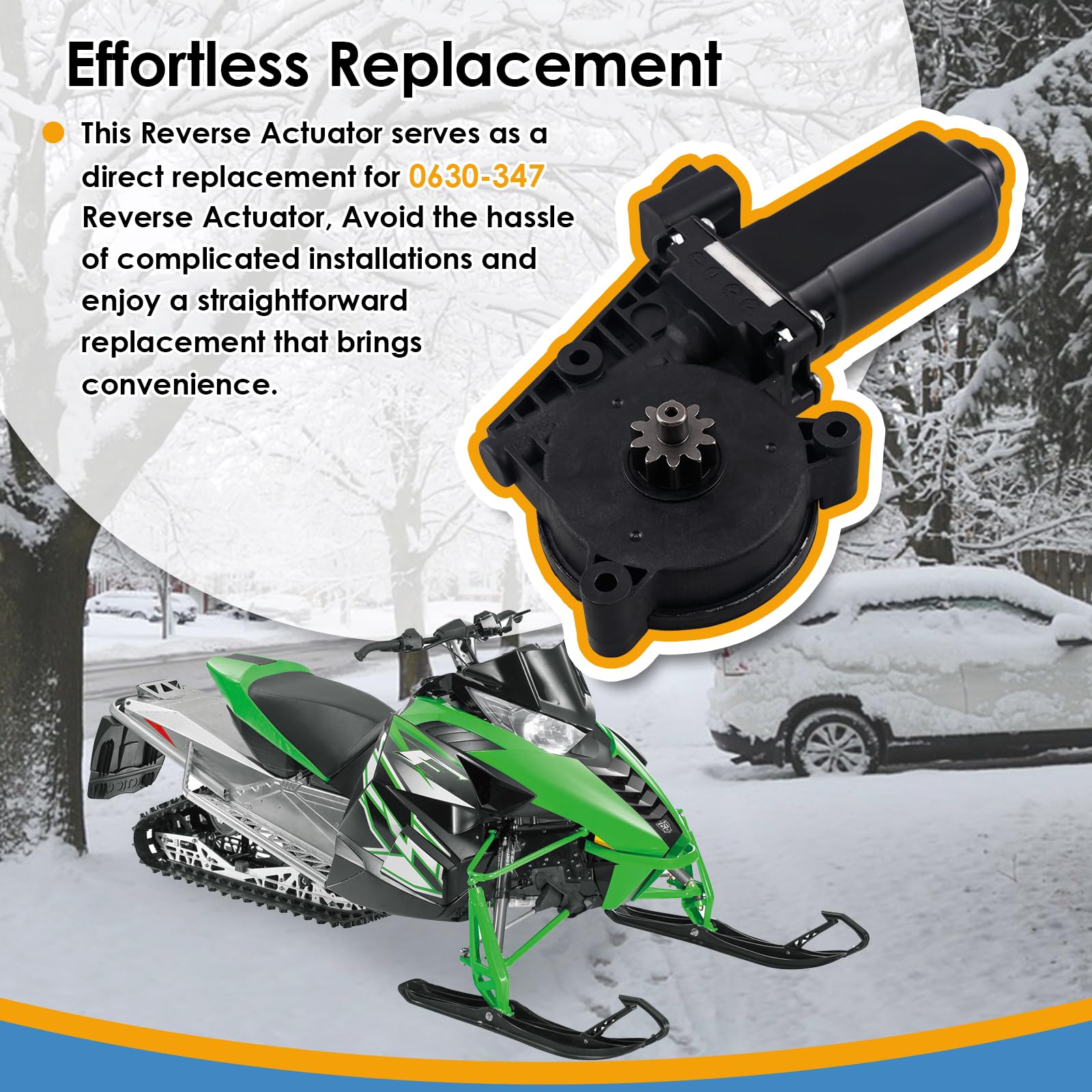 AP03 Black Reverse Actuator Reverse Actuator Motor | Arctic Cat ...