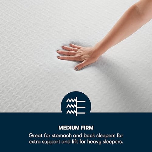 Miniatura 4 de Serta - Colchón de espuma viscoelástica de gel refrescante de 8 pulgadas, tamaño Queen, firmeza media, de apoyo, certificado CertiPur-US, prueba de