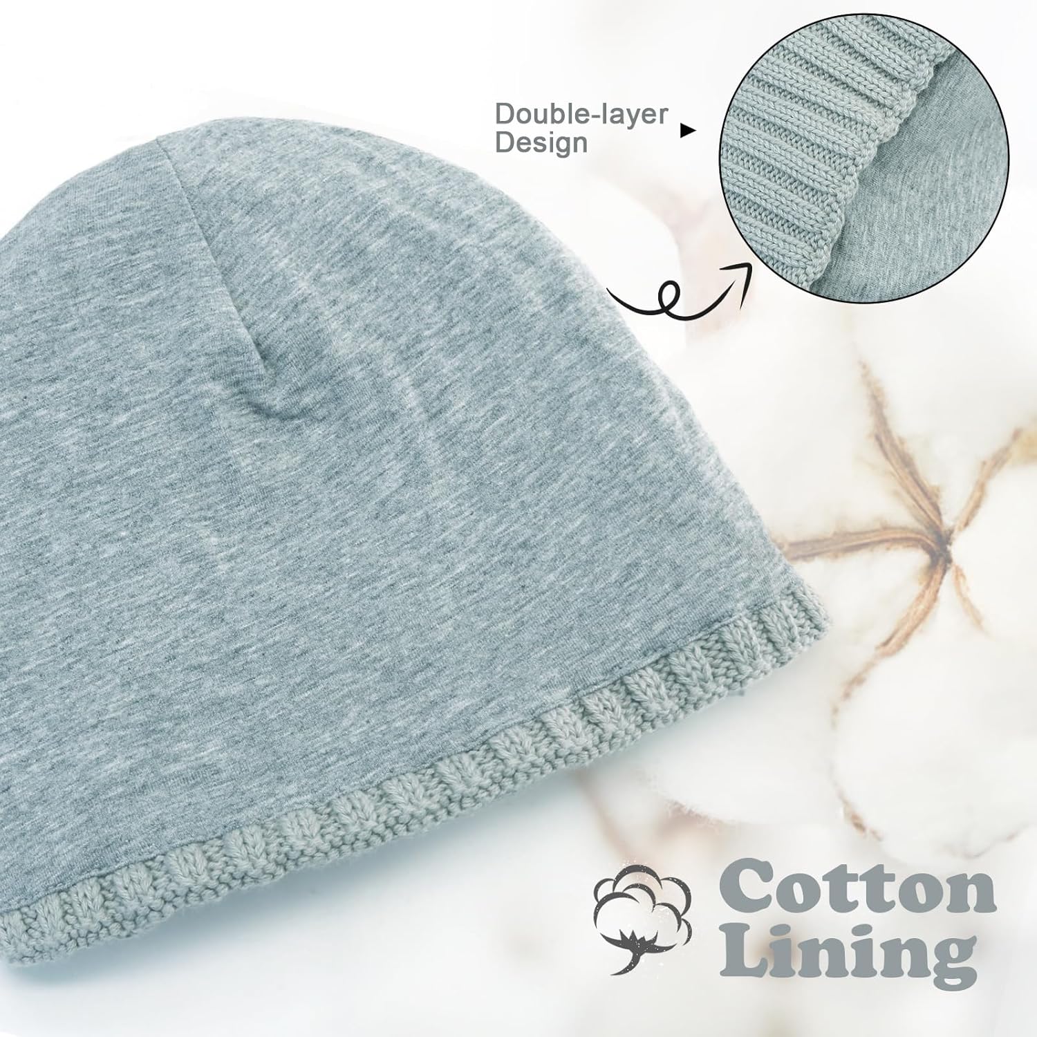 Toddler Boy Winter Beanie Baby Knit Hat Warm Girl Beanies Newborn Cute Hats for Kids - Image 4