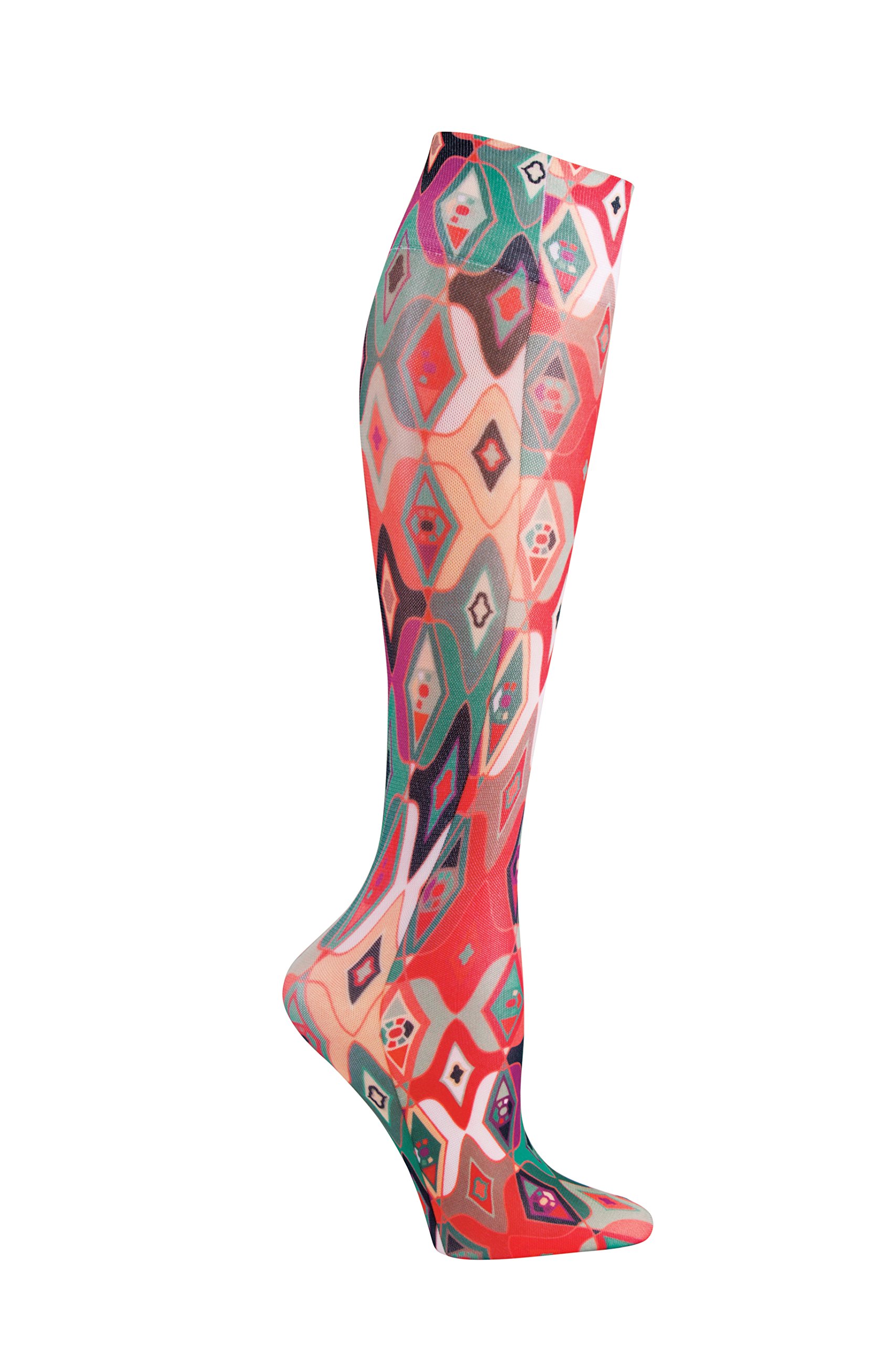 Celeste Stein Therapeutic Graduated Women Compression Socks, Diabetic Socks For Womens, 8-15 mmHg For Regular Calf