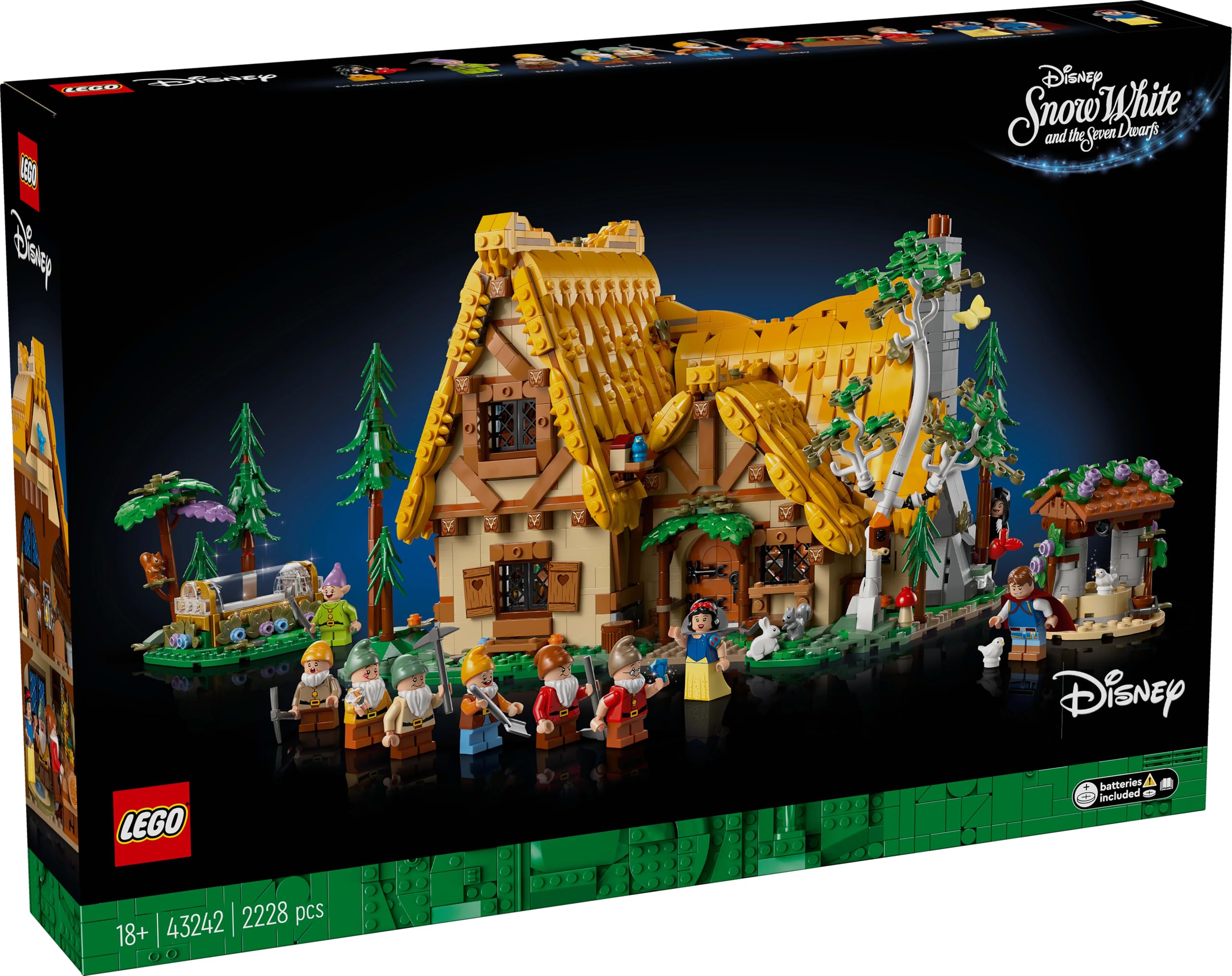 Lego Disney 43242 - Biancaneve e il cottage dei sette nani