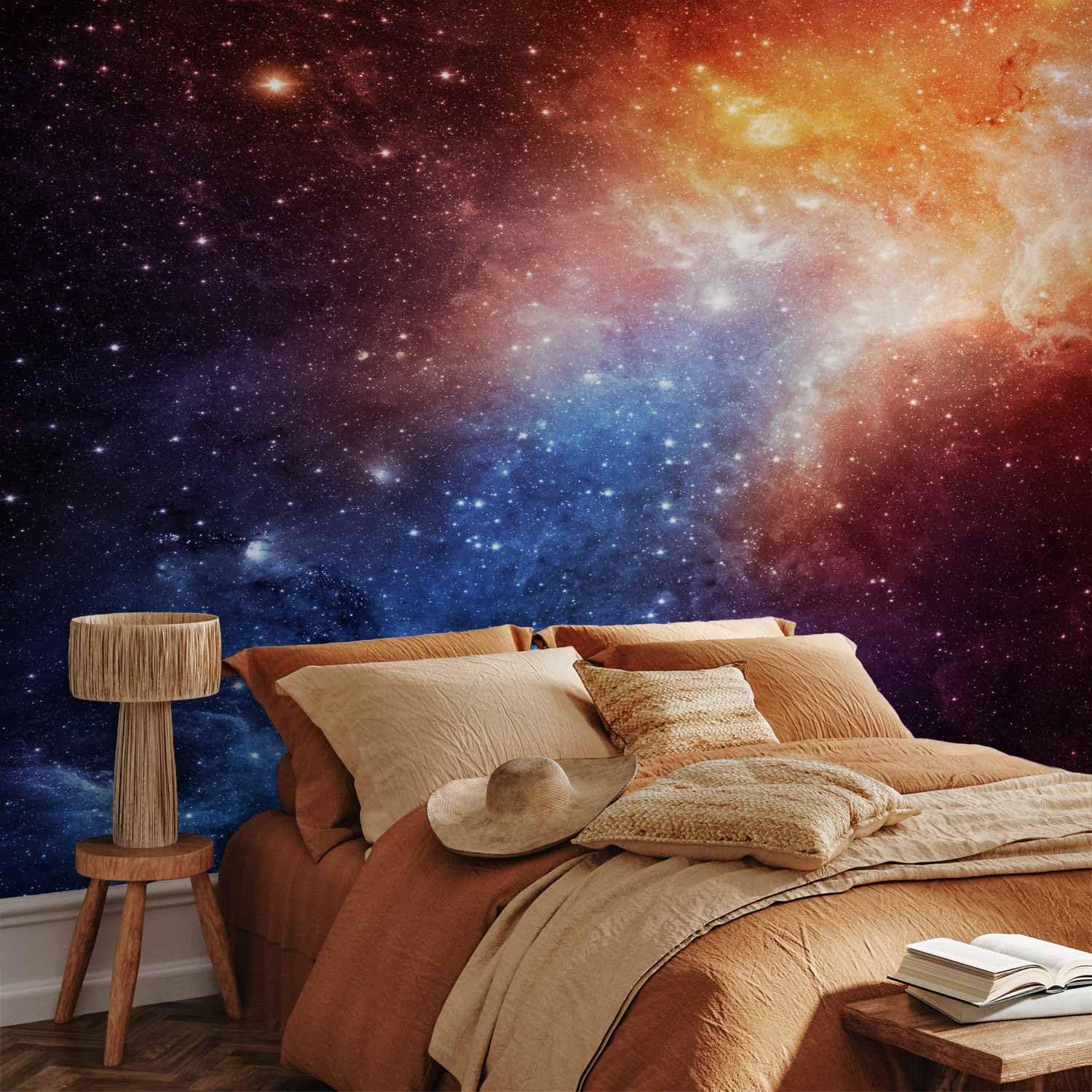 murando - Fototapete Vlies Galaxy, 500x350 cm, Schlafzimmer, Wohnzimmer | Full HD Druck, 3D-Effekt, lichtbeständige Farben, ideal fürs Wohn- oder Schlafzimmer, schnelle Montage, lichtbeständig, edel