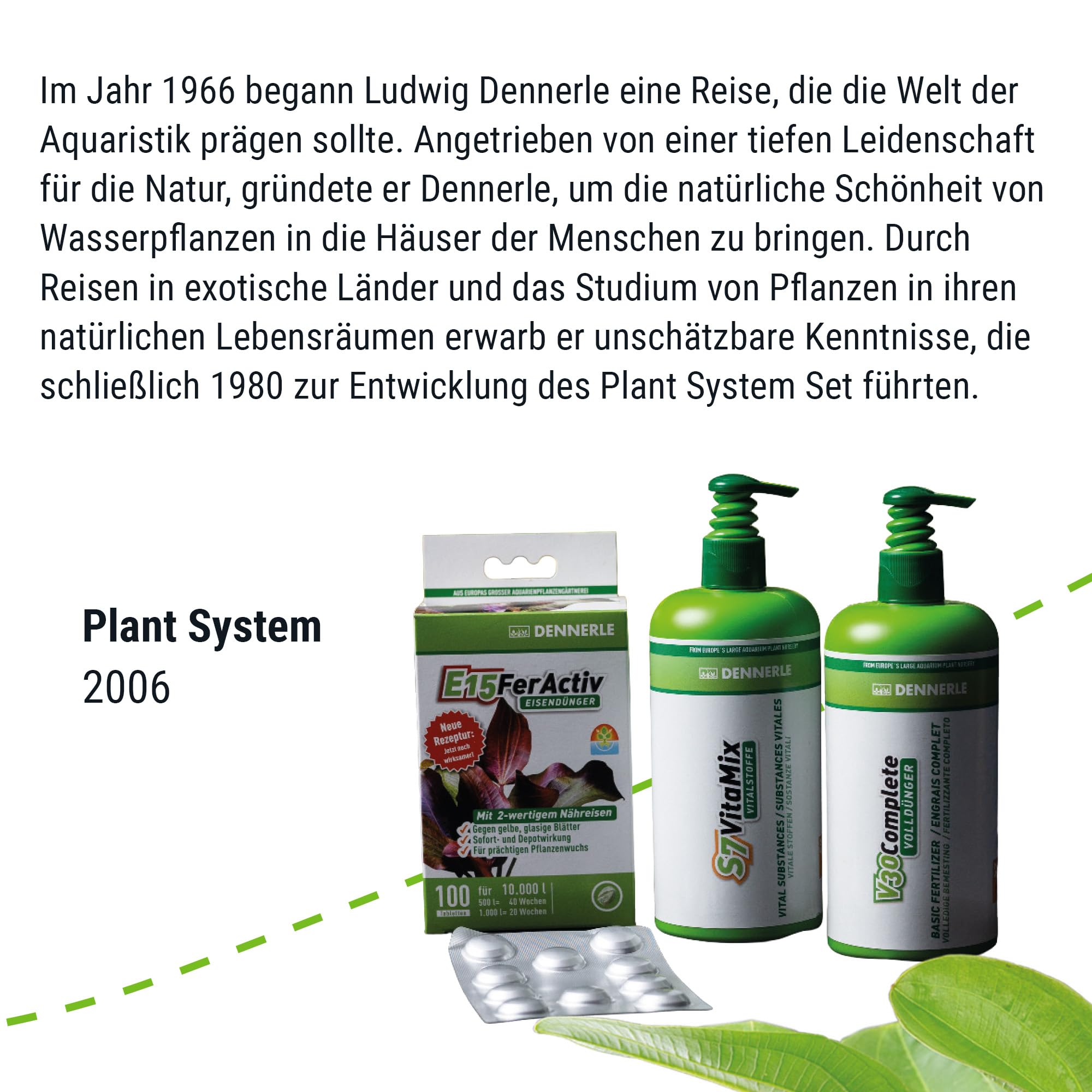Dennerle Plant System Kit Nano - Système d'engrais pour plantes d'aquarium somptueuses