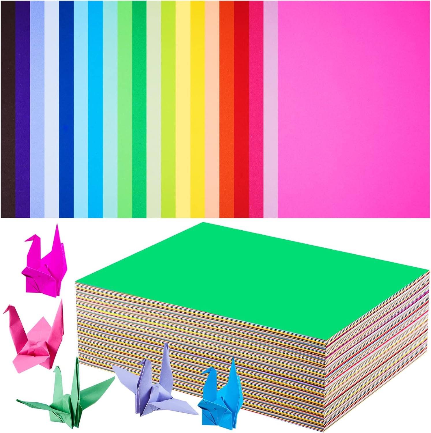 500 Sheets Construction Paper Assorted Colors Bulk School