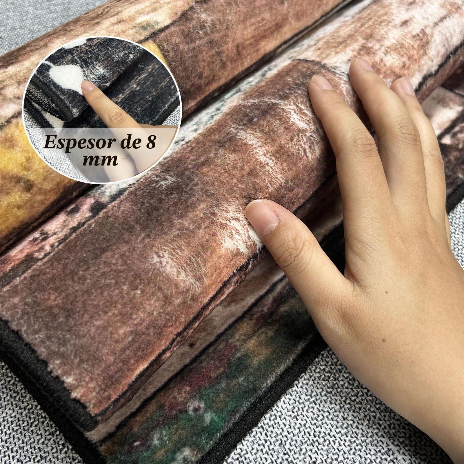 Alfombra Silla Escritorio Alfombra Protectora Suelo Silla Ruedas Antideslizante Alfombra para Silla de Gaming Ruedas Oficina Ordenador Alfombra de protección del Suelo para Silla 70 x 100 cm