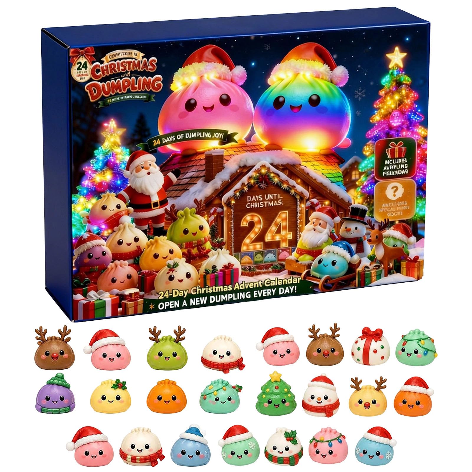 Dumpling Advent Calendar 2026 Christmas 24 Days Holiday Countdown