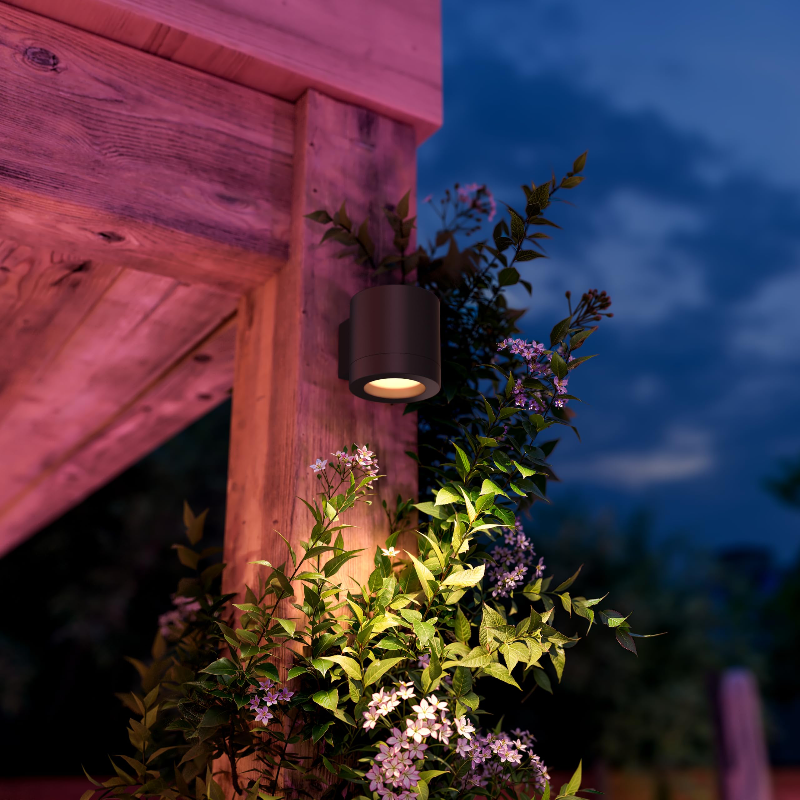 Philips Hue Scenova Outdoor LED-Wandleuchte, quadratisch