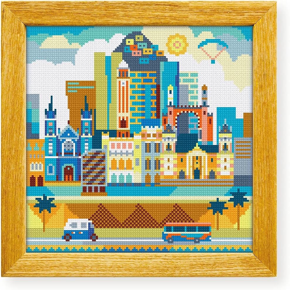 Awesome Pattern Studio Lima Peru DS174, Diamond Painting Kit, Diamond Art Kits for Adults, Full Drill 5D Diamond Dots Kits. All Items Included.