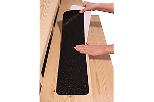 6x30 inch Non-Skid Stair Treads Safety Tape - Outdoor Anti-Slip Stair Treads (10-Pack)