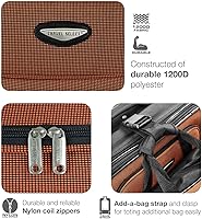 Vista 35 de Travel Select Amsterdam - Equipaje vertical y expansible con ruedas, marino Azul marino