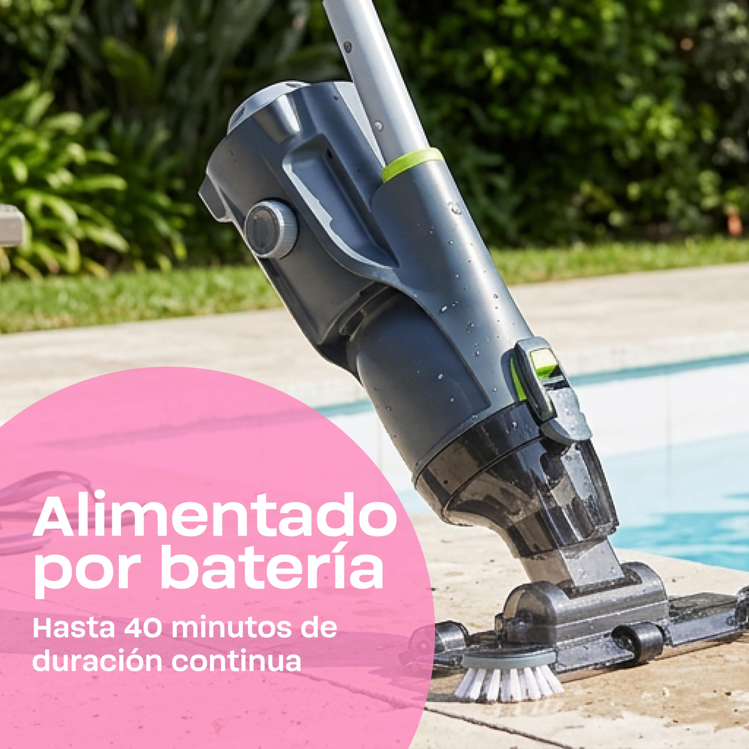 BWT ES30 Aspirador de Piscina a Batería para Piscinas y Spa 7,4 V