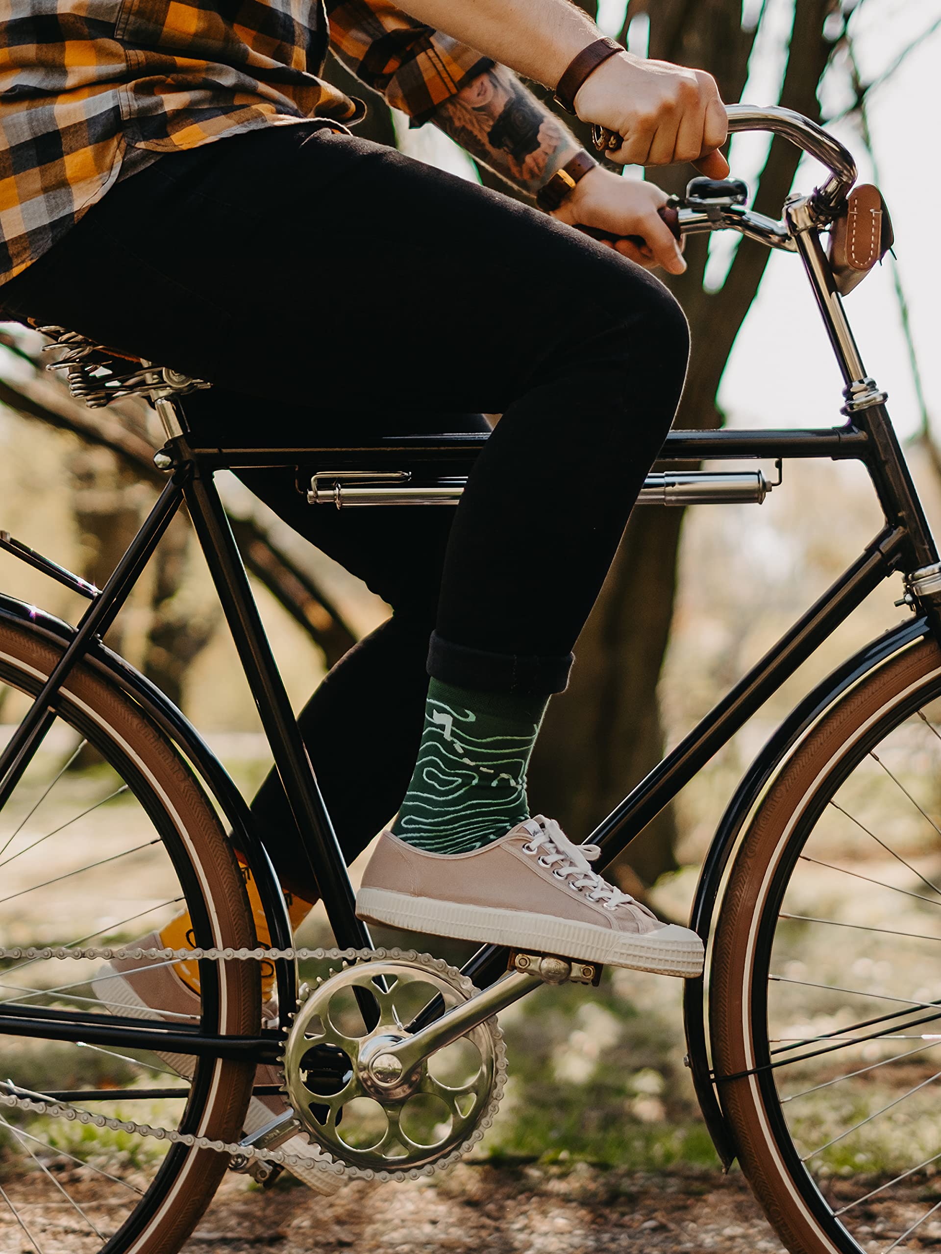 Dedoles Calzini Unisex Donna Uomo & Bambini Calze Cotone con tanti Design divertenti Calcio Bicicletta Piante Cavalli Regalo sinistra destra diversi