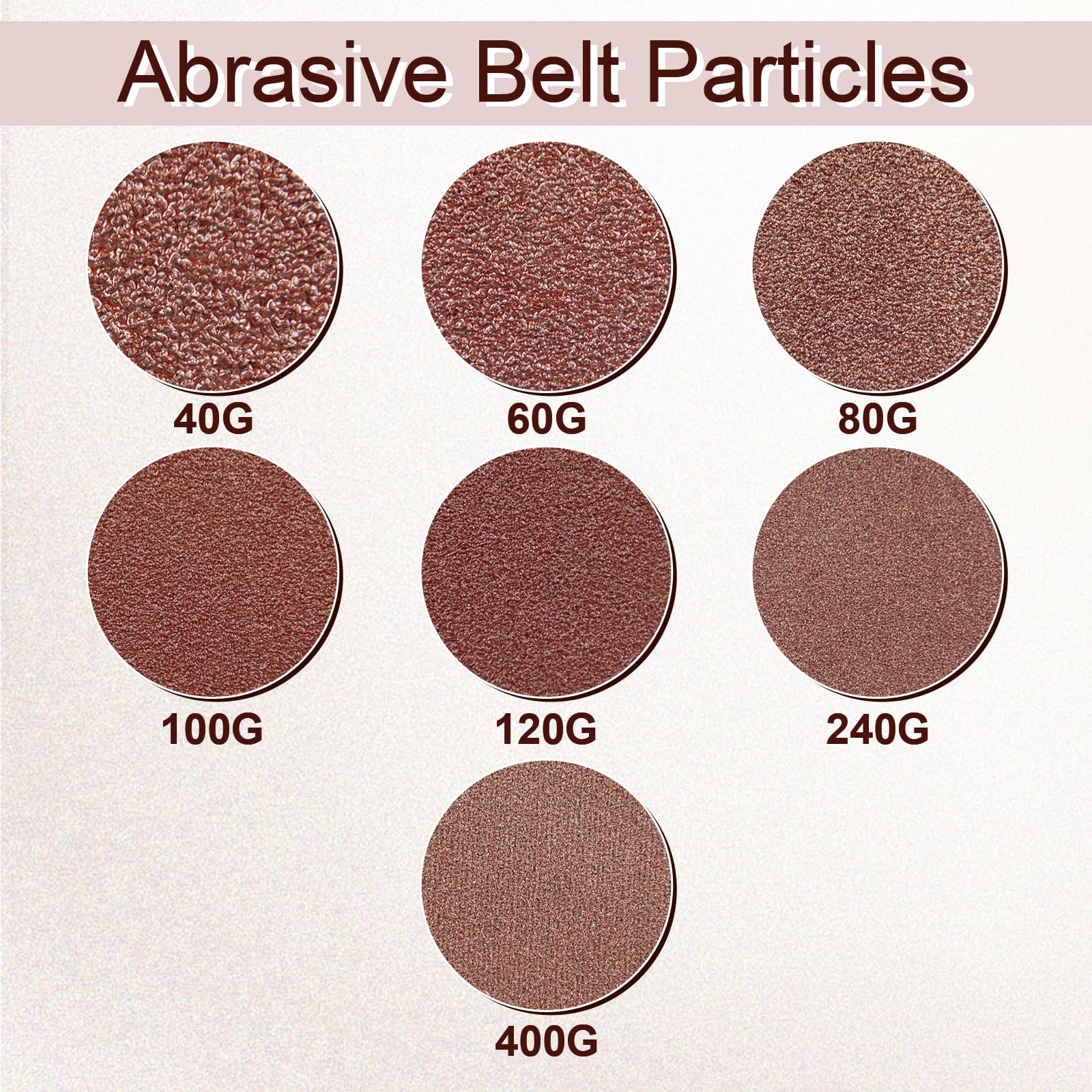 SALI Nastri abrasivi, 10 pezzi, 75 x 533 mm, grana 80, per levigatrice a nastro, levigatrice per legno, metallo, lime, affilatura e rimozione della ruggine