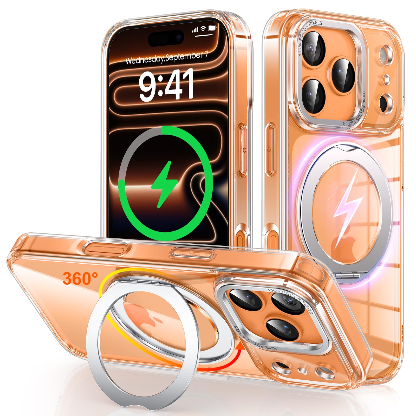 Amazon.co.jp: iPhone 17 Pro 用 ケース Magsafe対応 ワイヤレス充電